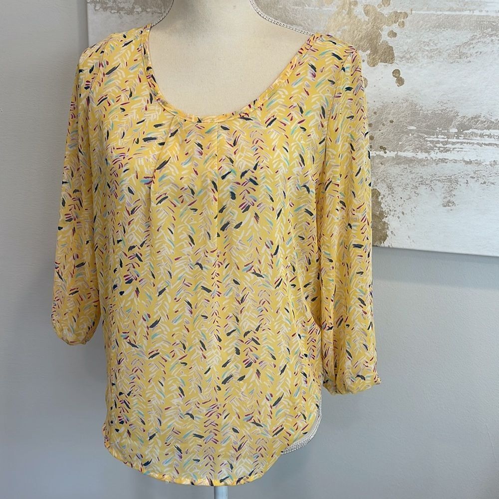Papermoon Abstract Print Top - Picture 2 of 9